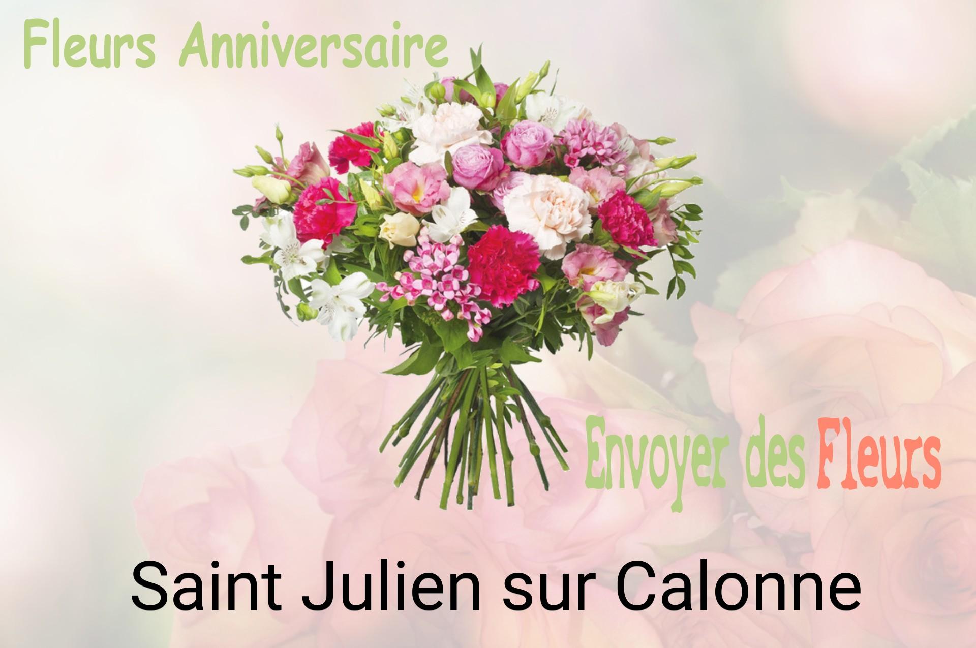 Bouquet de fleurs d’anniversaire livré à Saint-Julien-sur-Calonne