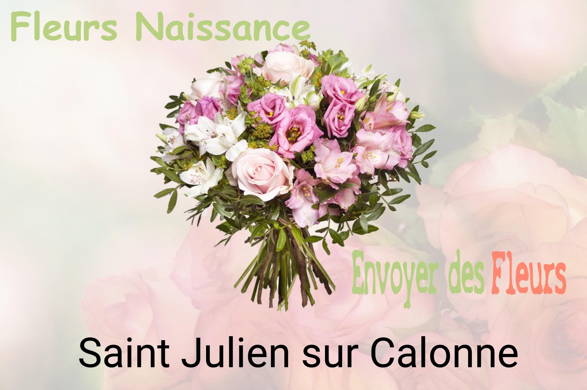 Bouquet de fleurs de naissance livré à Saint-Julien-sur-Calonne